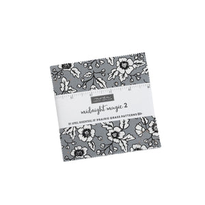 MIDNIGHT MAGIC 2 - 24100 -  Layer Cake - by April Rosenthal of Prairie Grass Patterns - Moda - Halloween - Grey - Orange - Black-Autumn-Fall
