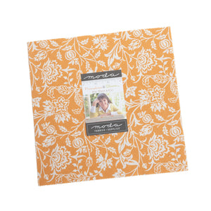 PUMPKINS and BLOSSOMS - by Fig Tree - 20420 - Jelly Roll - Strip Set - Halloween - Autumn - Orange - Black - Cream - Grey - Off White-Green