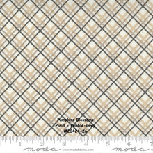 Load image into Gallery viewer, PUMPKINS and BLOSSOMS - #20423-21 - Vanilla Pumpkin - Off White-Orange - Harlequin Geometric - Fig Tree -One Half Yard - Backing - Borders
