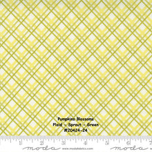 Load image into Gallery viewer, PUMPKINS and BLOSSOMS - #20423-21 - Vanilla Pumpkin - Off White-Orange - Harlequin Geometric - Fig Tree -One Half Yard - Backing - Borders
