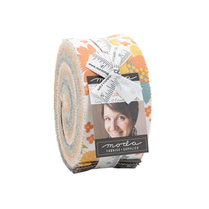 COZY UP - Layer Cake - #29120 - by Corey Yoder for Moda - Autumn - Rich Yellows, Oranges, Greens, Grays, and Teal - Checks - Floral