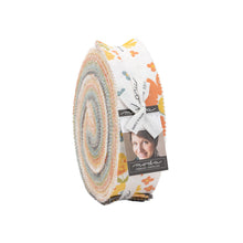 Load image into Gallery viewer, COZY UP - MINI Charm Pack - #29120 - by Corey Yoder for Moda - Autumn - Rich Yellows, Oranges, Greens, Grays, and Teal - Checks - Floral
