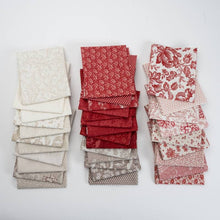 Load image into Gallery viewer, Cranberries &amp; Cream - LAYER CAKE - #44260 - by 3 Sisters for Moda - Classic - Red - Ivory - Deep Red - Tan - Red and Cream
