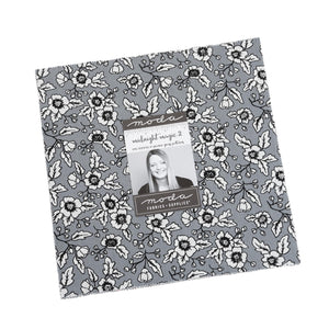MIDNIGHT MAGIC 2 - 24100 -  Charm Pack - by April Rosenthal of Prairie Grass Patterns - Moda - Halloween - Grey - Orange - Black-Autumn-Fall