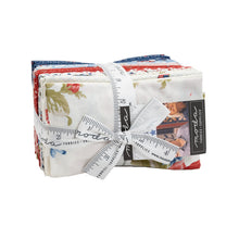 Load image into Gallery viewer, BELLE ISLE - Charm Pack - 14920 - Minick &amp; Simpson- Moda - Reproduction - Patriotic - Red-White Blue - Stars - Floral - Paisley

