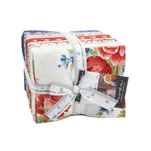Load image into Gallery viewer, BELLE ISLE - Charm Pack - 14920 - Minick &amp; Simpson- Moda - Reproduction - Patriotic - Red-White Blue - Stars - Floral - Paisley
