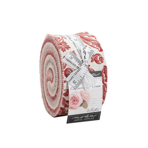 Cranberries & Cream - LAYER CAKE - #44260 - by 3 Sisters for Moda - Classic - Red - Ivory - Deep Red - Tan - Red and Cream