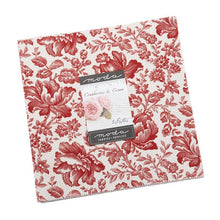 Load image into Gallery viewer, Cranberries &amp; Cream - LAYER CAKE - #44260 - by 3 Sisters for Moda - Classic - Red - Ivory - Deep Red - Tan - Red and Cream
