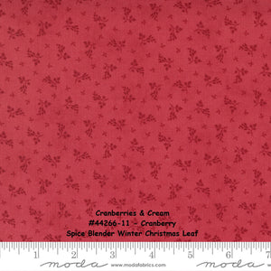 Cranberries and Cream - #44264-14 - Sugar Cranberry -Jacobean Paisley - by 3 Sisters for Moda - Classic - Red and Cream - Holiday