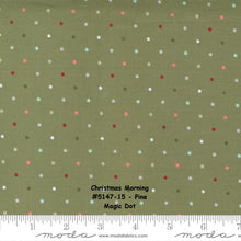 Load image into Gallery viewer, CHRISTMAS MORNING - 5148-11 - Snow - Yuletide Stripe - by Lella Boutique for Moda - Polka Dot - Christmas - Holiday - Binding
