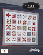 Load image into Gallery viewer, PATTERN:  Starlite Sampler Christmas Quilt - P288 - Sweetwater - Red Barn Christmas - Layer Cake Friendly - 70&quot; x 60&quot; - Large Lap -Twin
