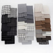 Load image into Gallery viewer, Urban Homestead Gatherings Wovens - Layer Cake - #49150 LC - by Primitive Gatherings - Neutrals - Blue - Gray - Tan - Charcoal

