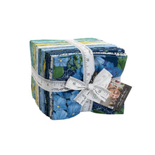 Load image into Gallery viewer, COTTAGE BLEU - Layer Cake - #48690 - by Robin Pickens for Moda - Blue - Hydrangeas - Butterflies - Yellow - Creamy White - Thatched
