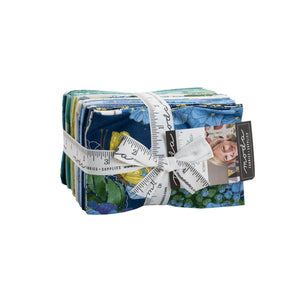 Cottage Bleu - 48626-148 - Thatched - Midnight - ONE HALF YARD - by Robin Pickens for Moda - Solid - Modern - Navy - Blue - Dark Blue