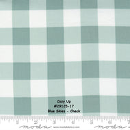 COZY UP - #29125-17 - Blue Skies - Check - by Corey Yoder for Moda - Autumn - Buffalo Plaid - Backing - Border