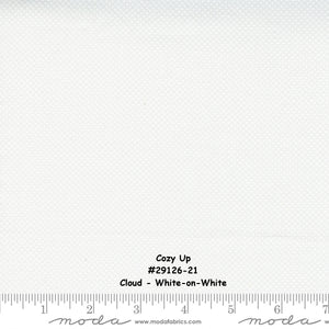 COZY UP - #29124-11 - Cloud - Words - Multi Color - by Corey Yoder for Moda -Autumn - Neutral - Low Volume - Great Background