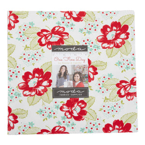 ONE FINE DAY - 55230 - Charm Pack - Bonnie & Camille - for Moda - Modern - Prints - Thimbleblossoms -Cottonway-Scrumptious Sister Collection