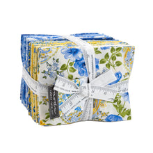 Load image into Gallery viewer, SUMMER BREEZE 2021 - Paisley/Large Floral -Ivory - 33610-11 -One Half Yard - by Moda - Classic - Blue - Yellow - Floral - Paisley - Backing
