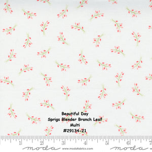 BEAUTIFUL DAY - #29135-11 - Ticker Tape Stripe Numbers - Multi Stripe - Coriander Quilts - Moda - One Half Yard