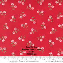 Load image into Gallery viewer, BEAUTIFUL DAY - #29131-14 - Wild Rose Floral - Medium Floral Print - Slate - Dark Grey - Coriander Quilts - Moda - One Half Yard
