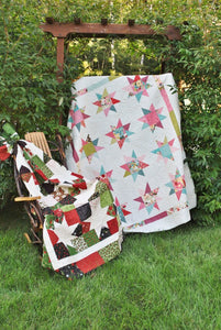 Quit KIT: Bella Notte - 54" x 67" with PRINT STAR, Layer Cake, and Neutral Fabric