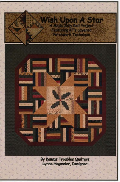 PATTERN:  Jelly Roll Project - Wish Upon a Star - Kansas Troubles Quilters - KT 14060 - 80