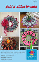 Load image into Gallery viewer, Pattern:  FOLD&#39;N STITCH WREATH by Poor House Quilt Designs - Wreath - Table Topper - Centerpiece - Advanced Beginner - pqd-210
