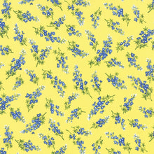 Load image into Gallery viewer, Yardage:   WILDFLOWERS BASICS - Light Blue - #32365-16 - One Half Yard - by Sentimental Studio for Moda - Blue Forget Me Nots
