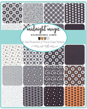 Load image into Gallery viewer, Midnight Magic - Haunted House - Plaid - Orange/Black/White - #24084-11 - ONE HALF YARD

