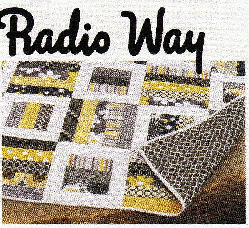 PATTERN:   Radio Way - JBQ116 - Jaybird Quilts - 4 Sizes: Baby, Lap, Twin, King - Jelly Roll Friendly