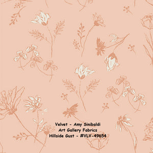 VELVET - ART GALLERY Fabrics - Amy Sinibaldi - 10" Squares - Layer Cake - Floral Prints